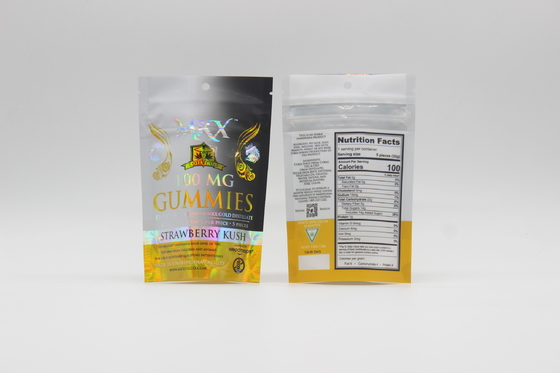 comprar 1g 3.5g 7g bolsas de hierba Mylar a prueba de olor espesor personalizado online manufacture