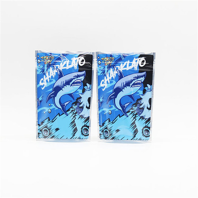 comprar Bolsa de hierba de aluminio de papel de aluminio de caramelo de goma de mascar embalaje Bolsa de plástico personalizada para marihuana y tabaco online manufacture