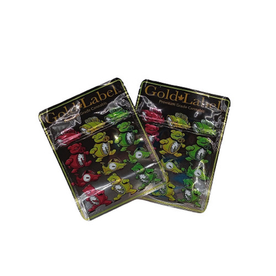 comprar Selección de tres lados con cremallera bolsas de hierba Mylar autocontenida Impresión de grabado online manufacture