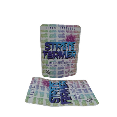 comprar hierba hierba papel de aluminio bolsa de Mylar 3 lados sello de pie bolsa con cremallera online manufacture
