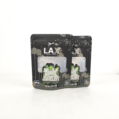 comprar Fábrica OEM personalizado de aluminio de papel Mylar Stand up zip cerradura bolsa con ventana transparente online manufacture