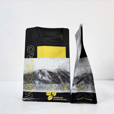 comprar Bolsa de bolsillo de grano de café con embalaje con muesca fácil de desgarrar online manufacture