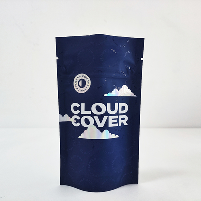 comprar Toque suave mate Holográfico plástico a prueba de olor 35g Zipper bolsas Mylar Stand Up Bolsa online manufacture