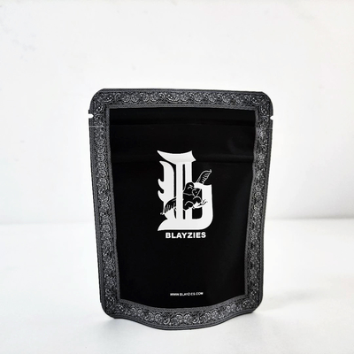 comprar Logotipo personalizado Bolsas de hierba Mylar de papel plástico a prueba de olor 3.5 embalaje a prueba de niños online manufacture