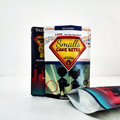 comprar Aluminio de papel de aluminio a prueba de niños cierre con cremallera Bolsas de hierba impresas personalizadas Mylar online manufacture