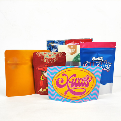 comprar A prueba de niños bolsas de hierba Mylar Stand Up bolsas de comida bolsas de impresión digital online manufacture