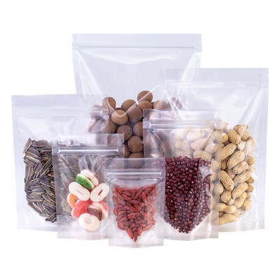comprar Bolsas transparentes de pie de Mylar alimentos transparentes bolsas de cierre de cerradura online manufacture