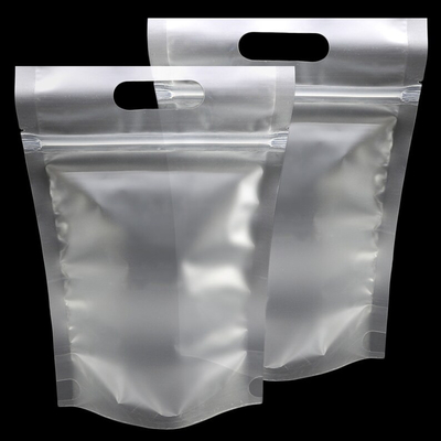 comprar Transparente helado ver a través de bolsas a prueba de humedad auto sello cremallera 3 lados de bolsa sellada online manufacture
