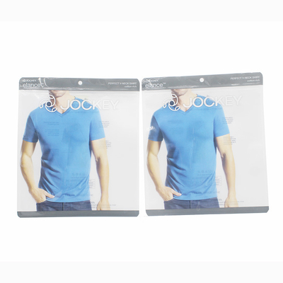 comprar Bolsa de plástico de sello de tres lados de ropa de ropa de embalaje Bolsa de cremallera de nuevo cierre online manufacture