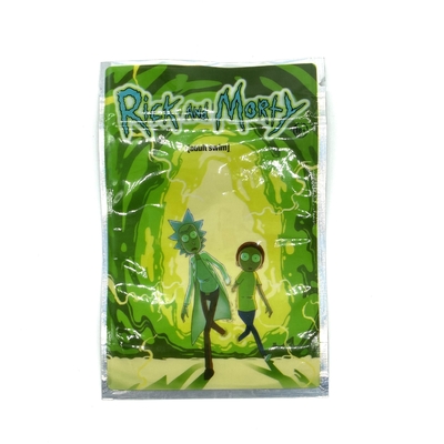 comprar Caramelo gomoso de tres lados Bolsa de sello Gota de gelatina Embalaje Bolsa de plástico perforada con cremallera online manufacture