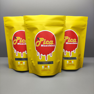 comprar El plástico del cierre en la parte superior se levanta el bolso de encargo de Mylar de la bolsa con la ventana online manufacture