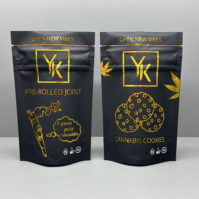 comprar 10 galletas olográficas del bolso THC del soporte de la impresión en color que empaquetan las bolsas de plástico de Mylar online manufacture