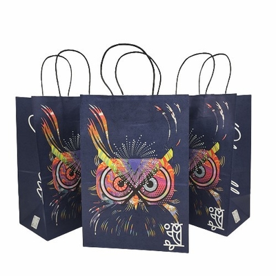 comprar Flor inferior plana de papel del bolso que hace compras CBD de Kraft que empaqueta con Ring Handle online manufacture