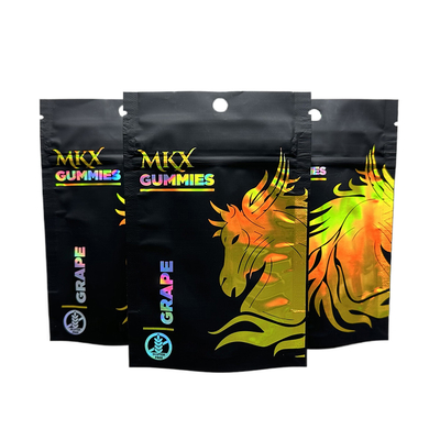 comprar el empaquetado de la mala hierba 3.5g empaqueta los bolsos olográficos de Mylar con la cremallera resistente del niño online manufacture