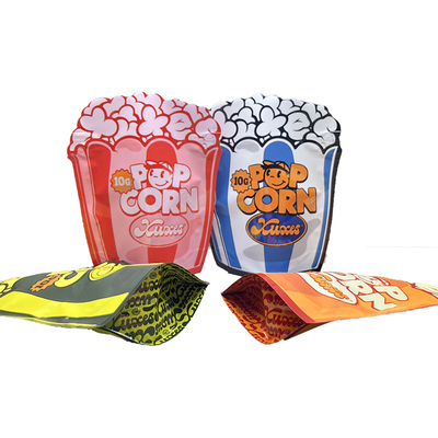 comprar Las palomitas forman Mylar se levantan el top de encargo del Ziplock de la forma irregular de la bolsa online manufacture