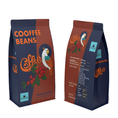 comprar Bolsas inferiores planas de encargo de empaquetado del bolso del café del papel de aluminio para el café online manufacture