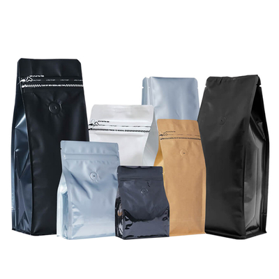 comprar Café inferior plano Bean Packaging With Zipper del bolso de café del FDA 1000g 500g online manufacture