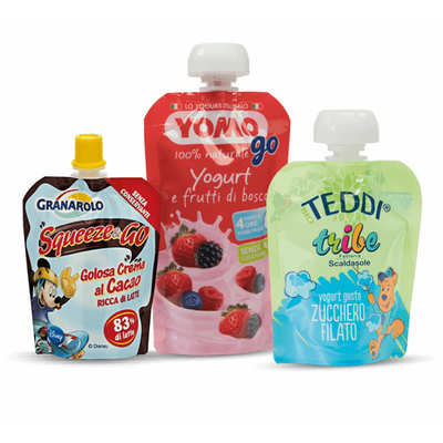 comprar Bolsas líquidas plásticas herméticas del bolso líquido de encargo del canalón 200ml online manufacture