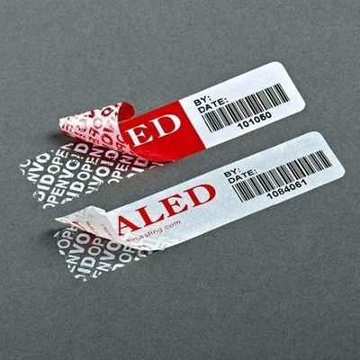 comprar Etiquetas de seguridad personalizadas a prueba de adulteración Fusión en caliente Colga de miel destruye adhesivo online manufacture