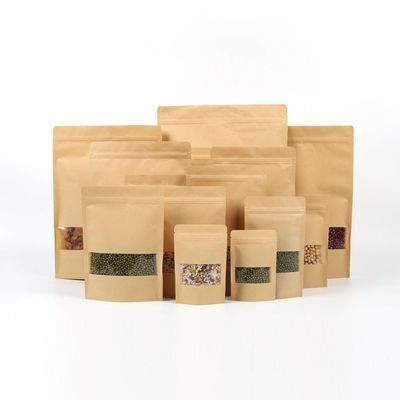 comprar Bolsas de bolsas de Kraft Eco biodegradables 90mico con ventana online manufacture