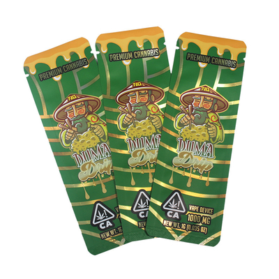 comprar Bolsas de sellado lateral de cigarrillos electrónicos de papel de aluminio laminado de plástico Mylar Vape Bags online manufacture