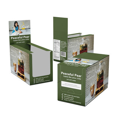 comprar Papel de cartón reciclable caja de exhibición estante listo embalaje personalizado online manufacture