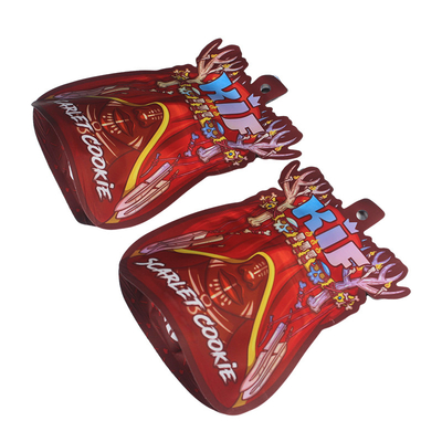 comprar Impresión a medida 3.5G Ziplock Bolsas Mylar Corte a presión Bolsas de forma irregular online manufacture