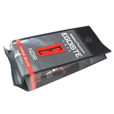 comprar El sello térmico negro mate de lado bolso de café de bolsillo de plástico de 12 onzas online manufacture