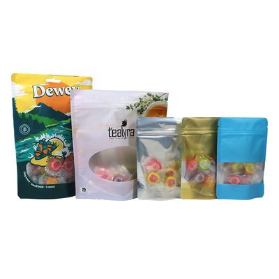 comprar Envase de plástico transparente de ventana de pie de bolso personalizado para el embalaje de cebo de pesca online manufacture