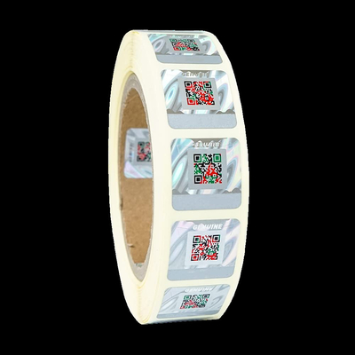 comprar Diseño de logotipo personalizado pegatina holográfica vinilo etiqueta NFC anti falsificación online manufacture
