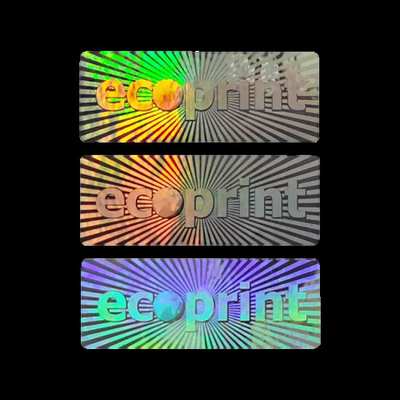 comprar Adhesivo de seguridad de plástico Holográfico de pegatina de la hoja de adhesivos personalizados contra la falsificación online manufacture