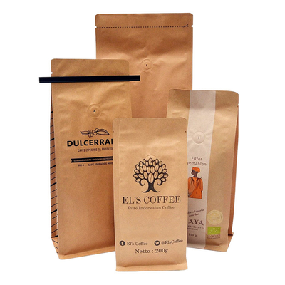comprar Compostable biodegradable bolso de pie a prueba de olor de alimentos aperitivos bolso de embalaje de café online manufacture