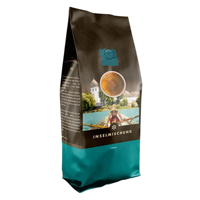 comprar Bolsa de papel Kraft de buena calidad re-cerrable Bolsa de embalaje de fondo plano impresa Bolsa de café para bolsas de embalaje de té online manufacture