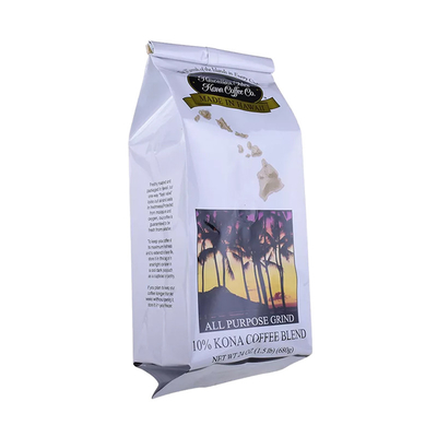 comprar El sello térmico negro mate de pie con cierre de cerradura Bolsa de plástico 1 kg Bolsa de café lateral Gueest de fondo online manufacture
