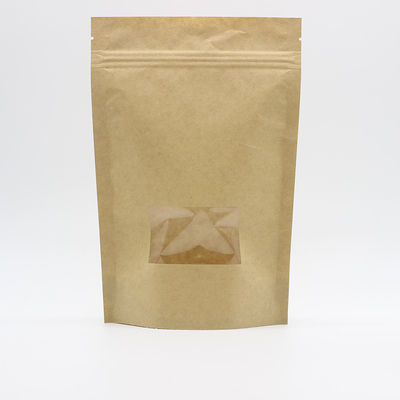 comprar Bolsas de papel marrón con ventana transparente online manufacture