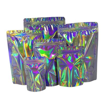 comprar 110 micrones Bolsas para levantarse de nuevo cerrable Bolsa de fondo plano Mylar online manufacture