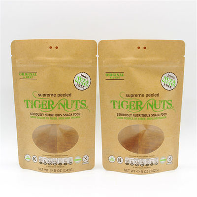 comprar Bolsa de papel kraft compostable de 250 g con ventana transparente online manufacture