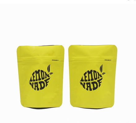 comprar Las rebanadas de limón compostables bolsas para levantarse 3,5 g amarillo impreso digitalmente online manufacture