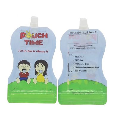 comprar Bolsas de enchufe libres de BPA Embalaje 220 ml Bolsa de enchufe biodegradable reutilizable online manufacture