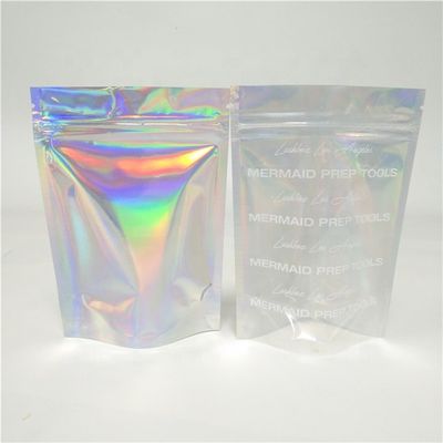comprar PE OPP Holográfico Stand Up Bolso Reutilizable Zip Lock Bolso de aluminio ODM online manufacture