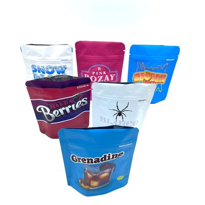 comprar LDPE bolsas de Mylar re-cerrables con grabado de impresión de aluminio bolsas de embalaje GMP online manufacture