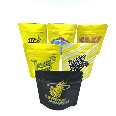 comprar HACCP Bolsas de papel de aluminio Mylar 14g con sello de tres lados vuelto a cerrar online manufacture
