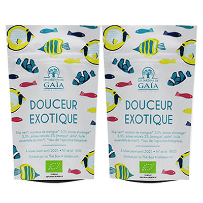 comprar Bolsas de papel de aluminio de Mylar reutilizables Bolsas laminadas con cremallera biodegradable OEM online manufacture