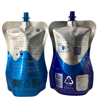 comprar 110 Microns Saco de jugo de chorro Gravura Impresión Bolsas de alimentos para bebés reutilizables LDPE online manufacture