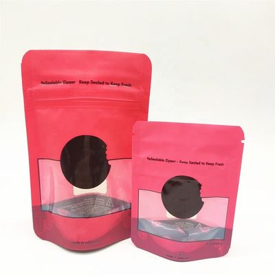 comprar Frutas secas 160 micras Vea a través de bolsas Lágrima de muesca cerradura con cremallera Bolsas reabribles online manufacture