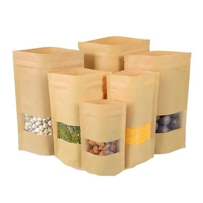 comprar OEM Vea a través de bolsas Bolsas biodegradables compostables para envases de alimentos online manufacture