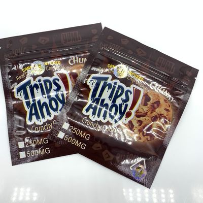 comprar Galletas de chocolate vacías bolsas comestibles 500 mg de cremallera bolsillo de comida de pie online manufacture