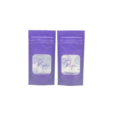 comprar Bolsas de papel plano de 4,75 pulgadas reabribles Bolsas de pie con ventana online manufacture