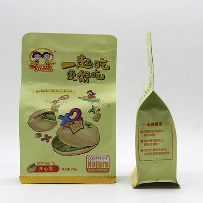 comprar Sello de ocho lados Fondo plano Bolsa de cremallera Papel Kraft Material de papel de aluminio online manufacture