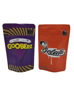 comprar Impresión digital de aluminio de papel hermético ziplock bolso de pie de comida a prueba de olor de cremallera bolsas Mylar online manufacture